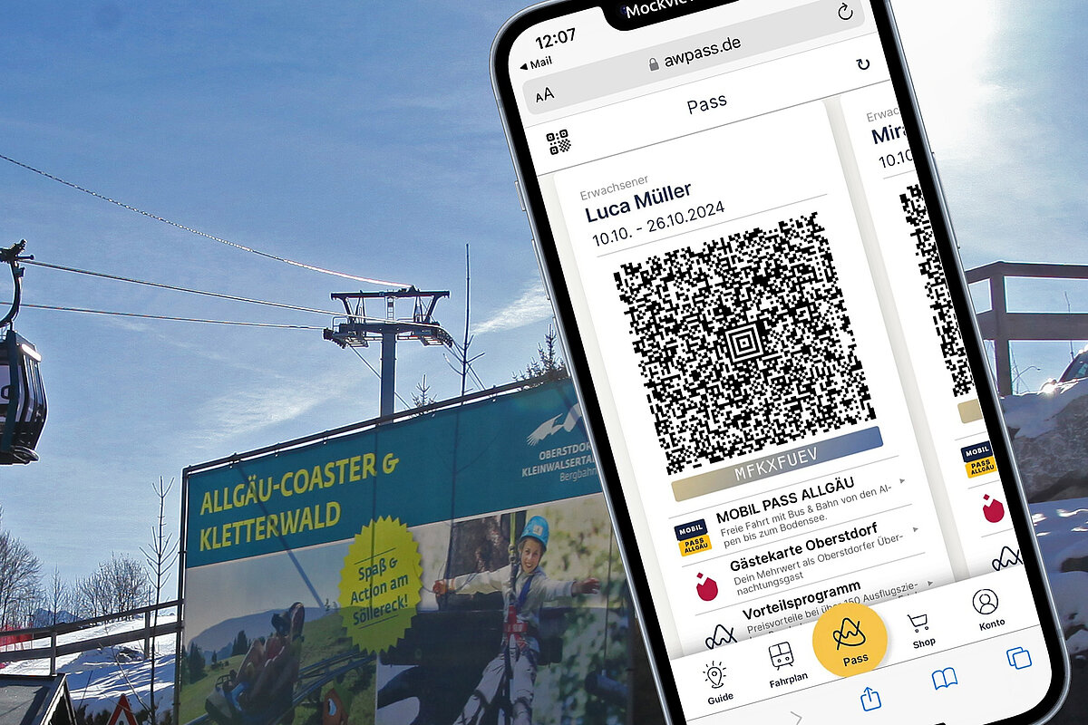 Allgäu Walser Pass Sollereckbahn in Oberstdorf met Allgäu Coaster rodelbaan