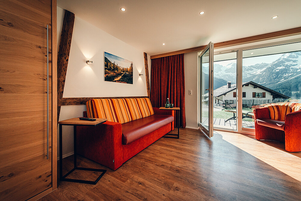 [Translate to Nederlands:] Doppelzimmer Komfort, Wohnraum - Almajur Ferienhotel