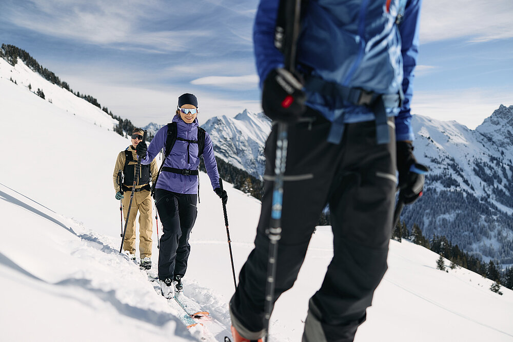 [Translate to Nederlands:] Geführte Skitouren im Kleinwalsertal