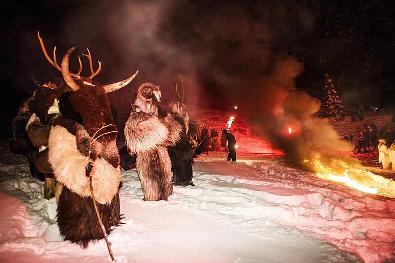 Advent magic Krampus hunt