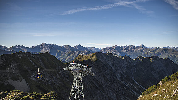 Nebelhorn Bergbahn in Oberstdorf